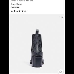 New Coach Jude Leather Boots

Size 9 retail $378